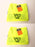 2 PK Echo 99988801402 High Visibility Safety Vest XX-Large Neon Yellow XXL