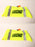 2 PK Echo 99988801402 High Visibility Safety Vest XX-Large Neon Yellow XXL