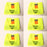 6 PK Echo 99988801402 High Visibility Safety Vest XX-Large Neon Yellow XXL