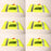 6 PK Echo 99988801402 High Visibility Safety Vest XX-Large Neon Yellow XXL