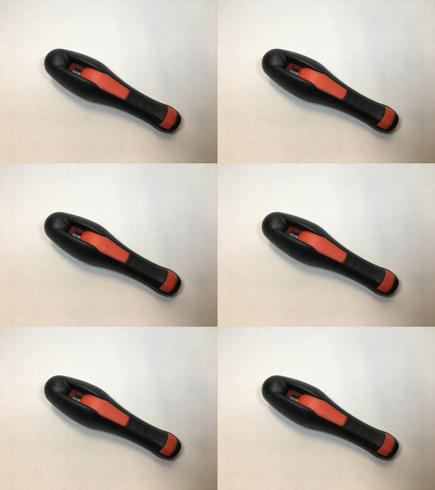 6 PK Genuine Echo 99988801761 Orange & Black Plastic File Handle Universal OEM