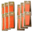 6 Each Genuine Echo 8" & 5-1/2" Smooth Orange Tree Felling Wedge