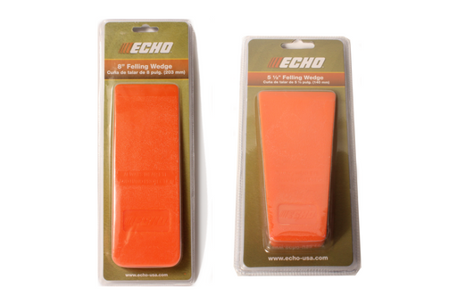 Echo 99988801804 99988801806 8" & 5-1/2" Smooth Orange Tree Felling Wedge Kit