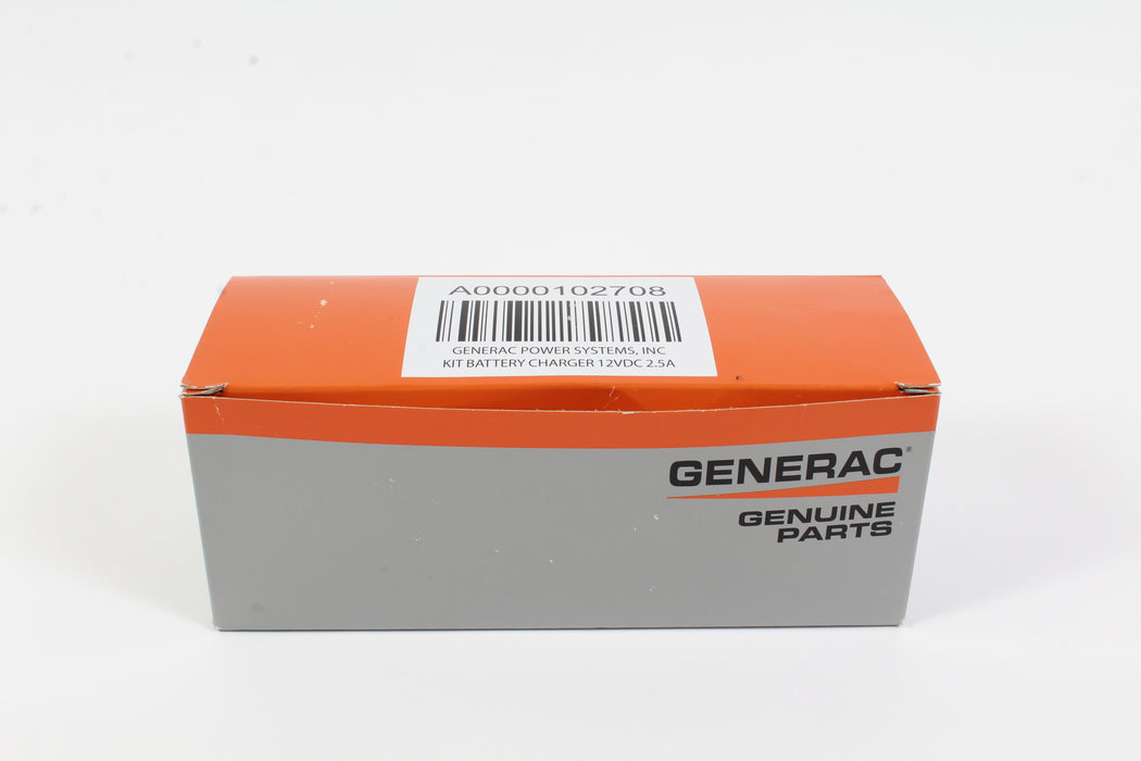 Genuine Generac A0000102708  Battery Charger 12V DC 2.5 AMP OEM