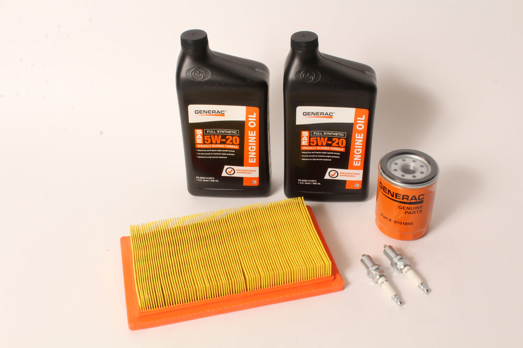 Genuine Generac A0002074712 Maintenance Kit 20Kw 22Kw SM 999 5W20 Synthetic