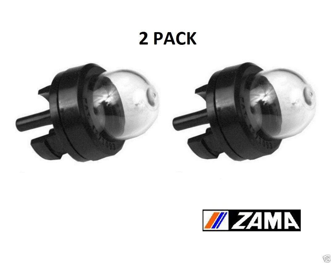 2 Pack Genuine Zama A056013 Snap In Primer Bulb Fits MTD Ryobi OEM