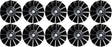 10 PK DeWalt A11031 Fan For D55146 D55167 D55168 D55168 919-16763 CAP1615-OF OEM