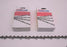 2 Pack Genuine Carlton Full Height Chisel 18" 3/8" .050 68 DL Saw Chain A1LM