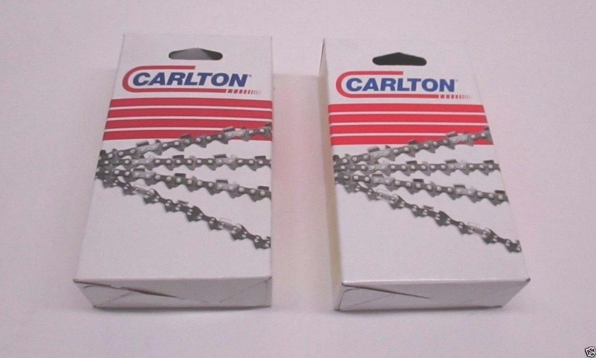 2 Pack Genuine Carlton Full Height Chisel 18" 3/8" .050 68 DL Saw Chain A1LM
