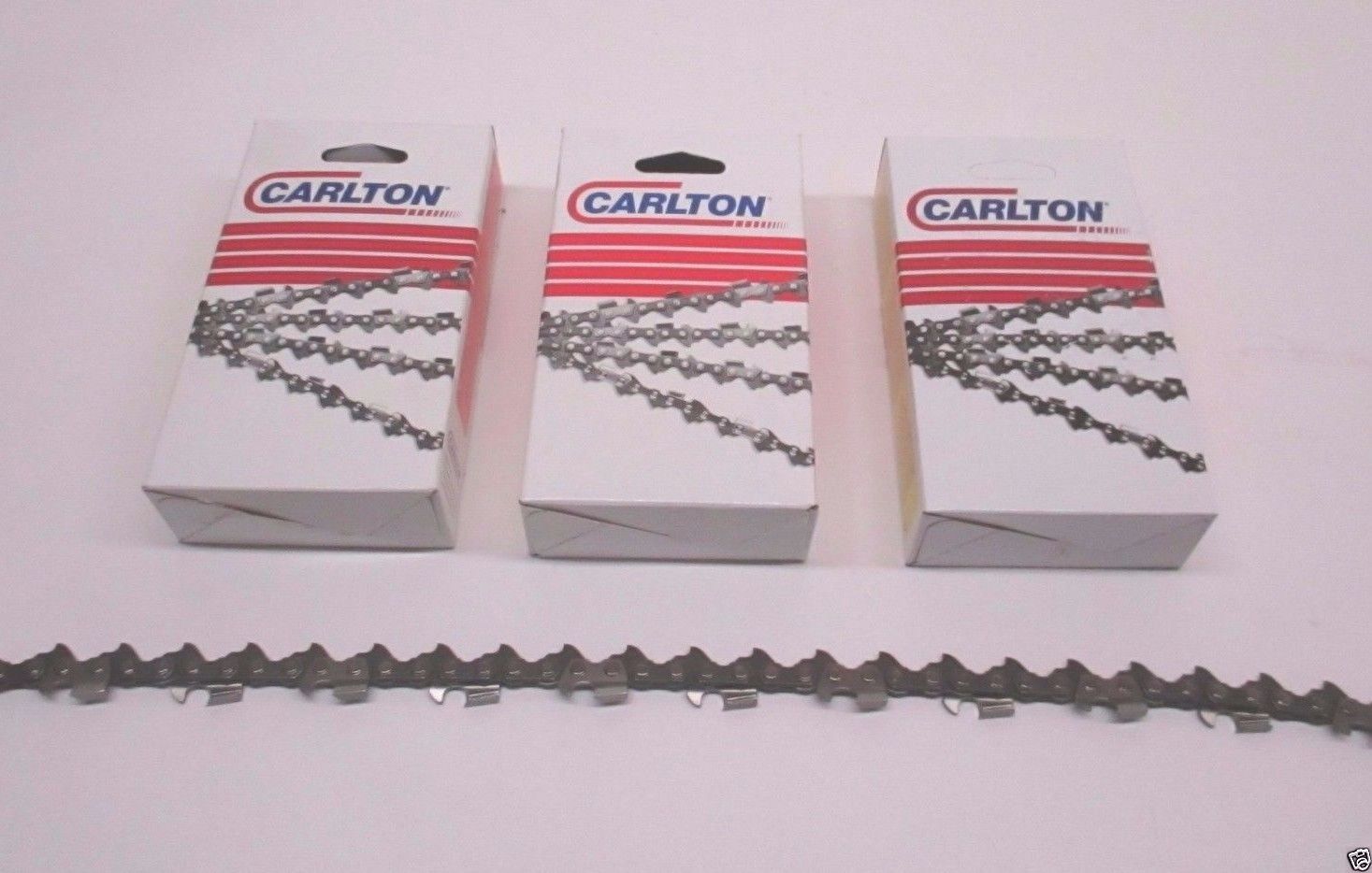 3 Pack Genuine Carlton Full Height Chisel 20" 3/8" .050 72 DL Saw Chain A1LM