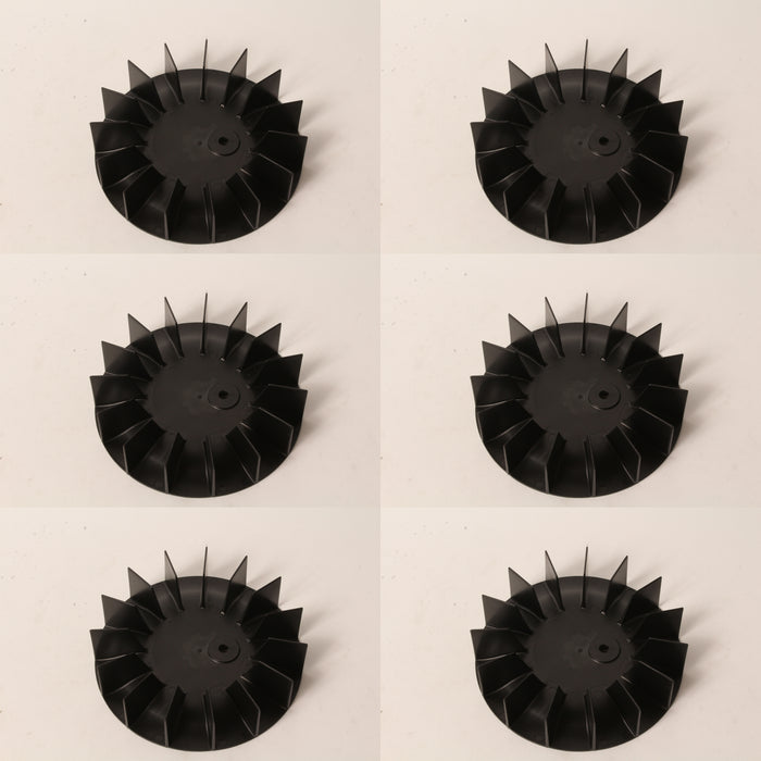 6 PK Porter Cable AC-0108 Fan 5.75" Fits Craftsman DeVilbiss Black & Decker OEM