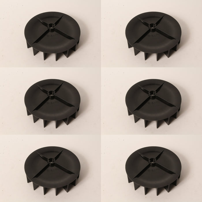 6 PK Porter Cable AC-0108 Fan 5.75" Fits Craftsman DeVilbiss Black & Decker OEM