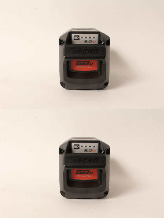 2 PK Genuine Echo CBP-58V2AH 58V 2.0 Ah Lithium Ion Battery with Fuel Gauge