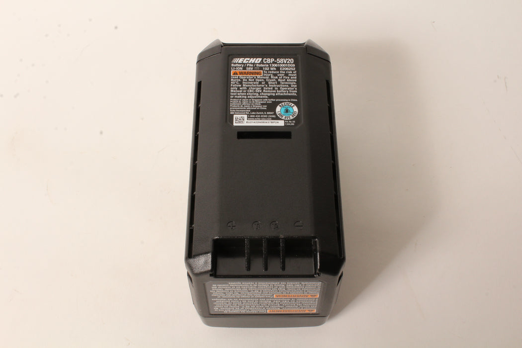 Genuine Echo CBP-58V2AH 58V 2.0 Ah Lithium Ion Battery with Fuel Gauge