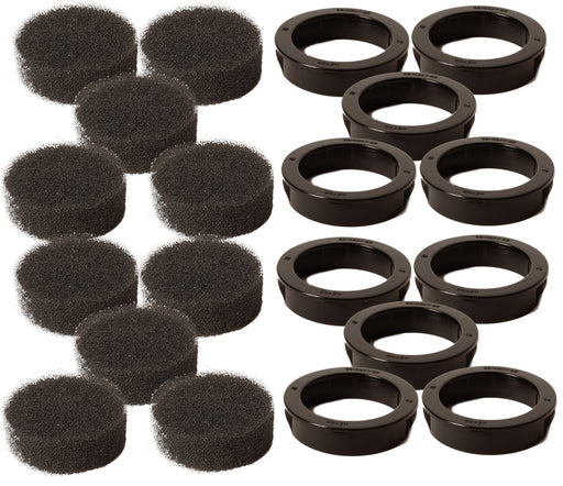 10 PK Craftsman D24233 & CAC-1373 Air Filter & Reatiner Kit Fits Black & Decker