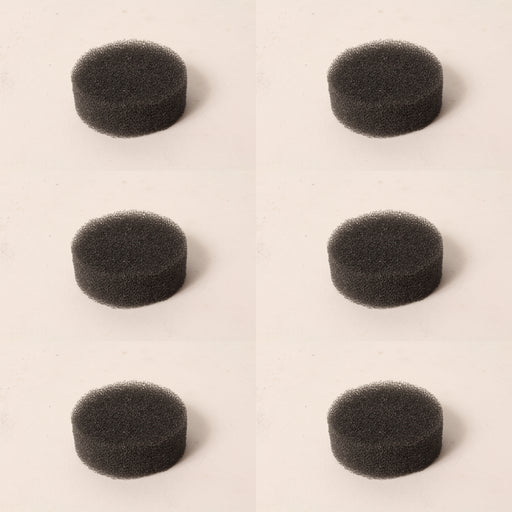 6 PK Craftsman D24233 Round Foam Filter .7 Fits Black & Decker OEM