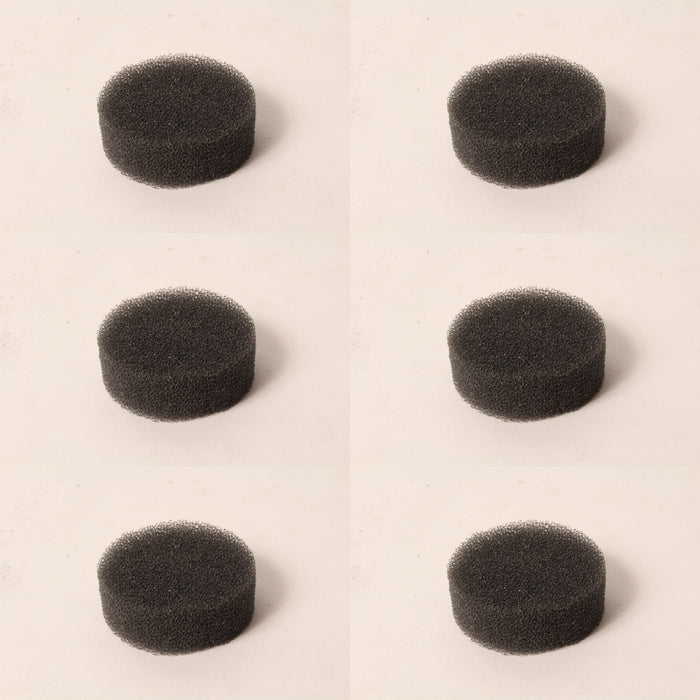 6 PK Craftsman D24233 Round Foam Filter .7 Fits Black & Decker OEM