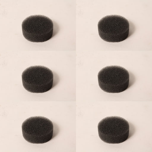 6 PK Craftsman D24233 Round Foam Filter .7 Fits Black & Decker OEM
