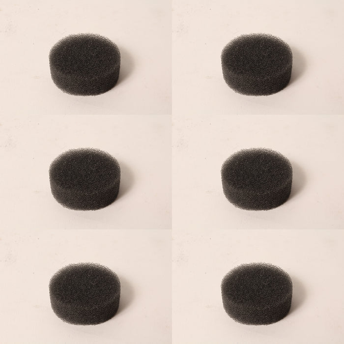 6 PK Craftsman D24233 Round Foam Filter .7 Fits Black & Decker OEM