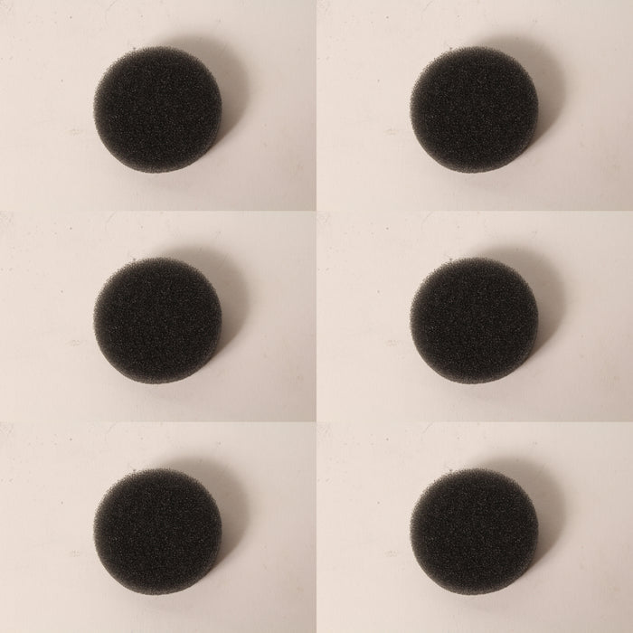 6 PK Craftsman D24233 Round Foam Filter .7 Fits Black & Decker OEM