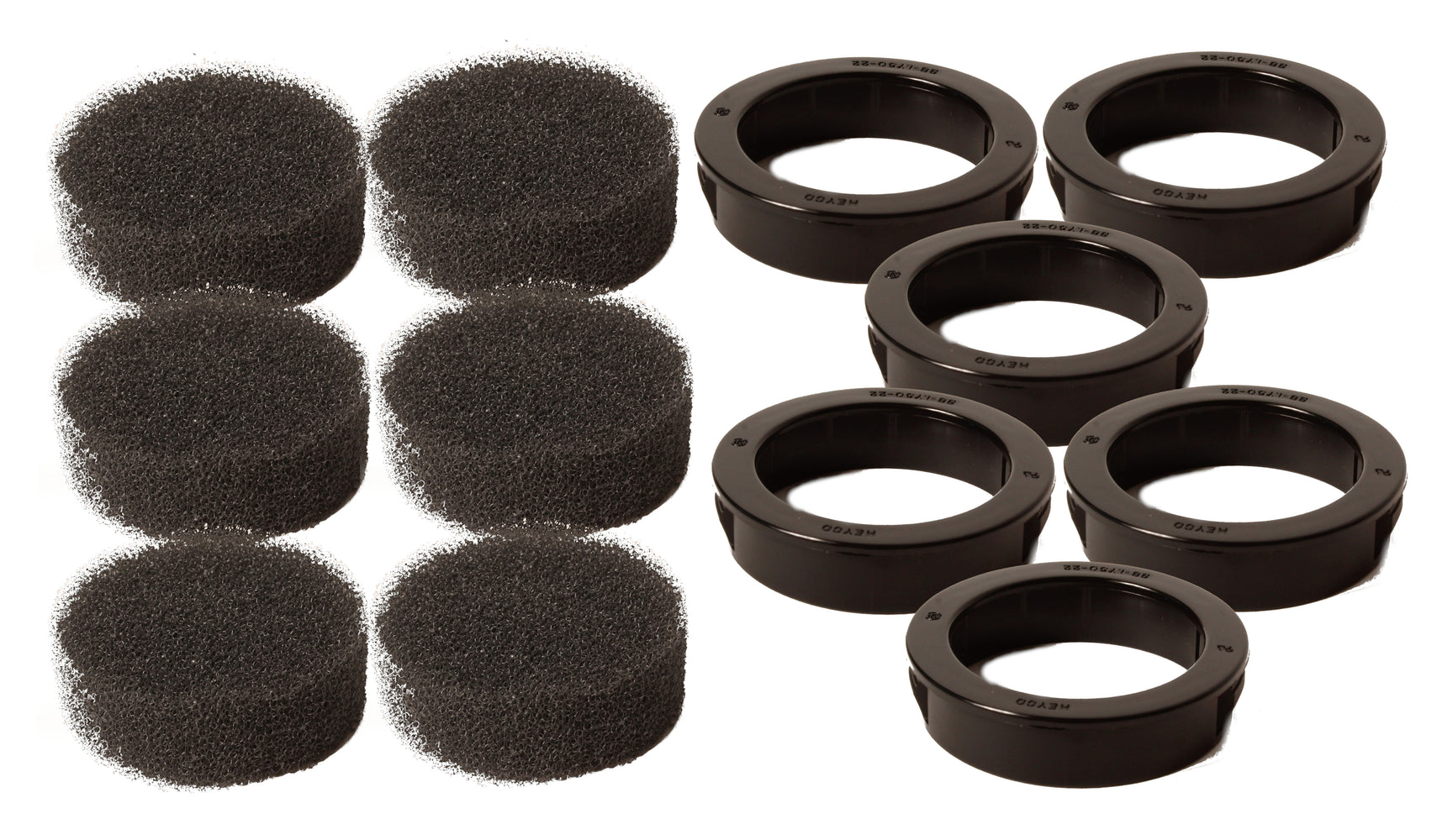 6 PK Craftsman D24233 & CAC-1373 Air Filter & Reatiner Kit Fits Black & Decker