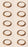 10 PK Craftsman DAC-308 Pre Formed Ring Fits DeVilbiss Porter Cable OEM
