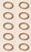 10 PK Craftsman DAC-308 Pre Formed Ring Fits DeVilbiss Porter Cable OEM