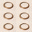 6 PK Craftsman DAC-308 Pre Formed Ring Fits DeVilbiss Porter Cable OEM