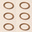 6 PK Craftsman DAC-308 Pre Formed Ring Fits DeVilbiss Porter Cable OEM