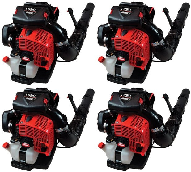 4 Pack of Shindaiwa EB910RT Backpack Blowers Tube Mounted Throttle 79.9cc