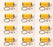 12 Pack Genuine Kohler ED0021750010-S Oil Filter Cartridge For Lombardini Diesel