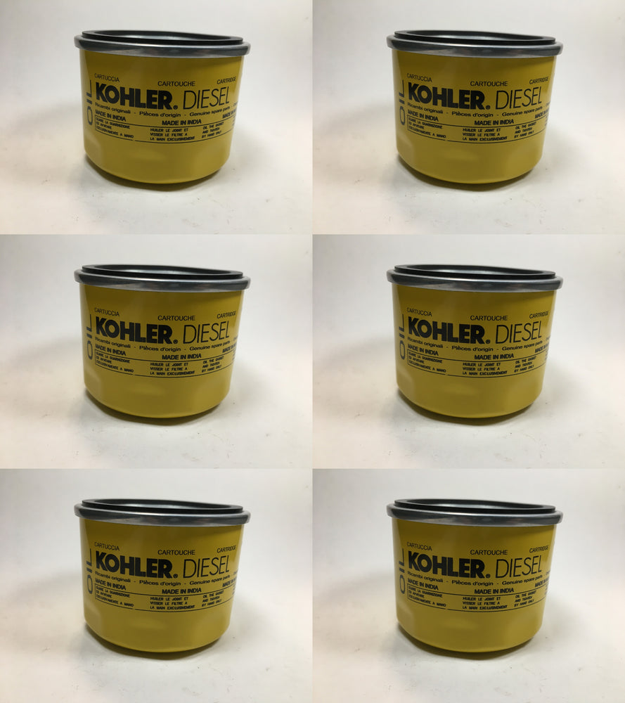 6 PK Genuine Kohler ED0021752830-S Oil Filter Cartridge Diesel Lombardini OEM