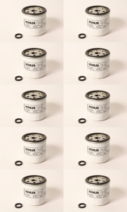 10 PK Genuine Kohler ED0021752880-S Spin On Fuel Filter Lombardini Diesel OEM