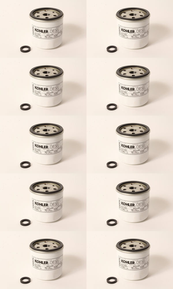 10 PK Genuine Kohler ED0021752880-S Spin On Fuel Filter Lombardini Diesel OEM