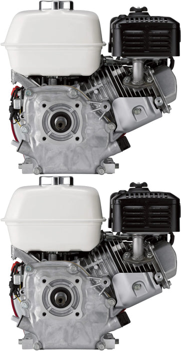 2 Pack Honda GX160UT2QX2 Horizontal Engine 163cc 3/4in. x 2 7/16in. Shaft