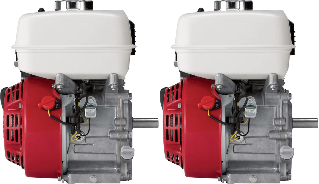 2 Pack Honda GX160UT2QX2 Horizontal Engine 163cc 3/4in. x 2 7/16in. Shaft