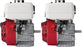 2 Pack Honda GX160UT2QX2 Horizontal Engine 163cc 3/4in. x 2 7/16in. Shaft