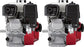 2 Pack Honda GX160UT2QX2 Horizontal Engine 163cc 3/4in. x 2 7/16in. Shaft