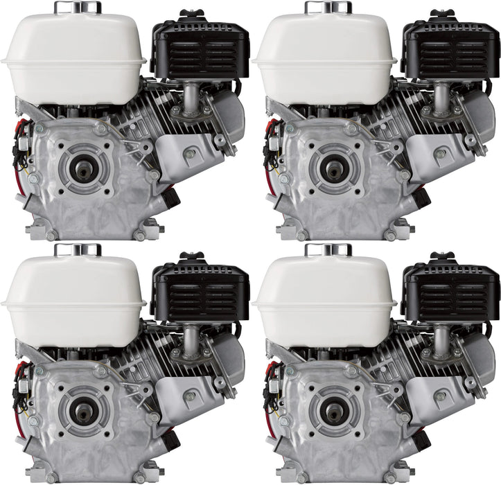 4 Pack Honda GX160UT2QX2 Horizontal Engine 163cc 3/4in. x 2 7/16in. Shaft