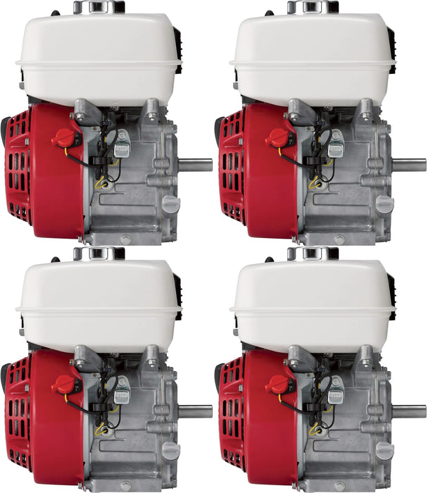 4 Pack Honda GX160UT2QX2 Horizontal Engine 163cc 3/4in. x 2 7/16in. Shaft