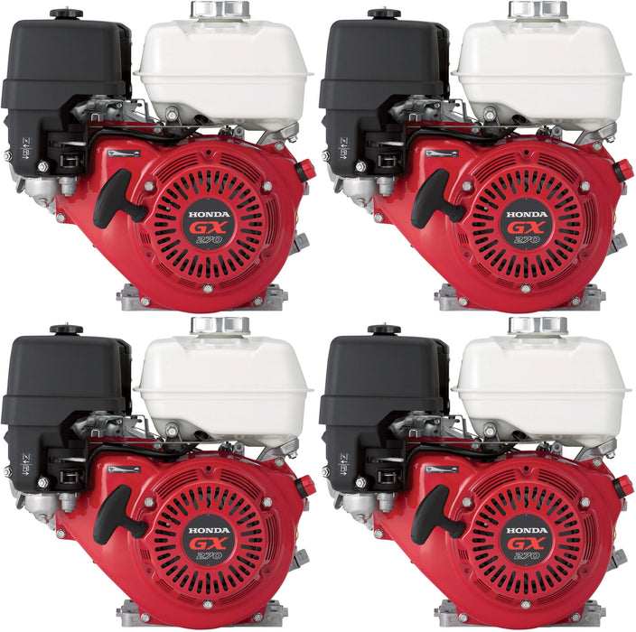 4 Pack Honda GX270UT2QA2 Horizontal Engine 270cc  1in. x 3 31/64in. Shaft