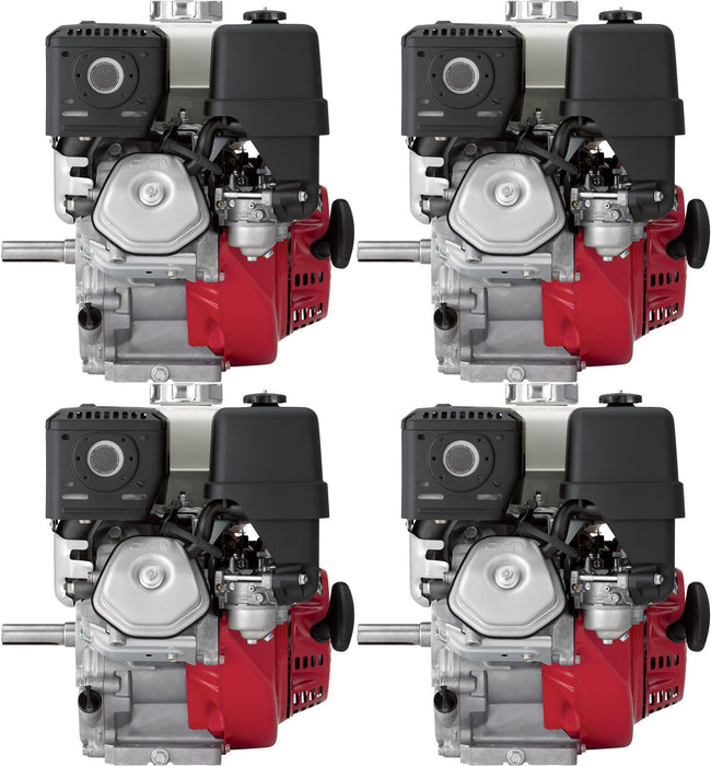 4 Pack Honda GX270UT2QA2 Horizontal Engine 270cc  1in. x 3 31/64in. Shaft