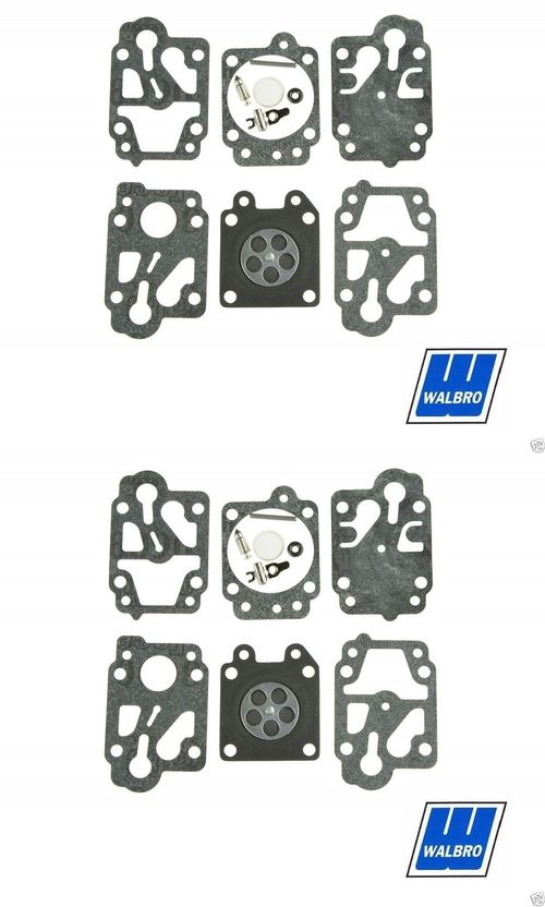 2 Pack Genuine Walbro K10-WYB Carburetor Repair Rebuild Kit Fits WYB Series OEM