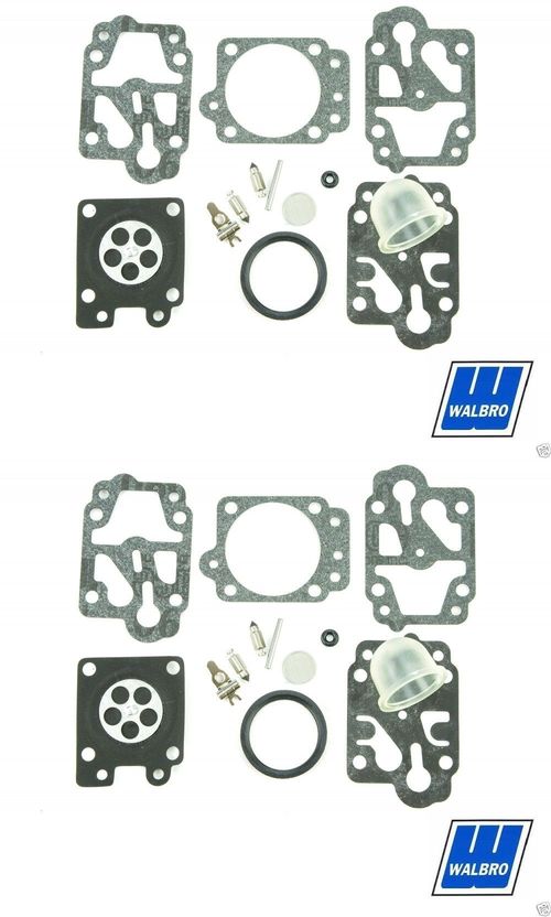 2 Pack Genuine Walbro K23-WYK Carburetor Repair Rebuild Kit Fits WYK Series OEM