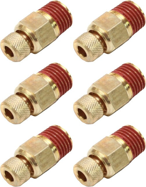 6 PK Porter Cable Compressor Drain Valve Fits DeVilbiss Craftsman 1/4" NPT