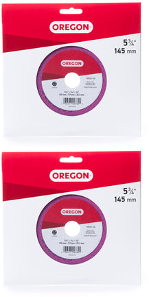 2 Pack Oregon OR534-516A Grinding Wheel 5 3/4" x 5/16"