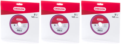 3 Pack Oregon OR534-516A Grinding Wheel 5 3/4" x 5/16"