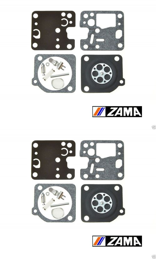 2 Pack OEM Zama RB-107 Carburetor Repair Rebuild Kit Fits RB-FA1 RB-K66 RB-K67