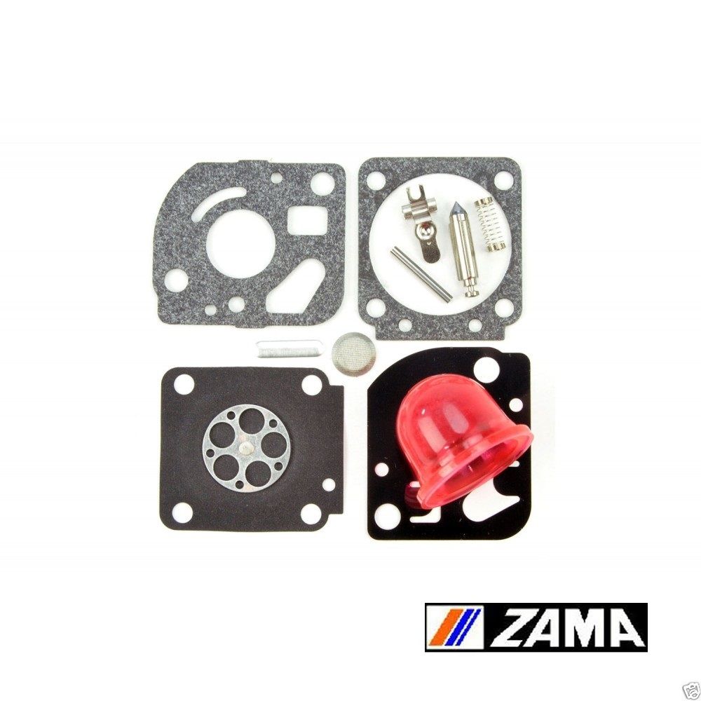 Genuine Zama RB-115 Carburetor Repair Rebuild Kit Fits C1U-W18 C1U-W24 RB115