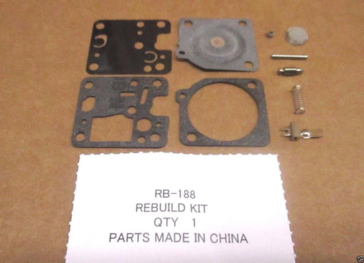 Genuine Zama RB-188 Carburetor Repair Rebuild Kit RB188 OEM